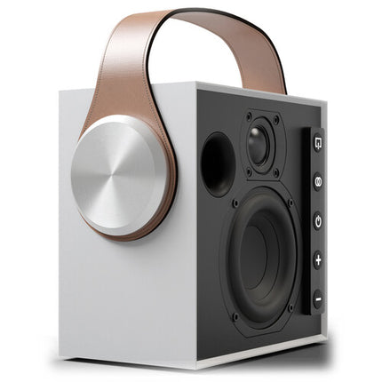Morel Biggie Altavoz Bluetooth Portable Blanco Minimal 20 Horas Reproducción