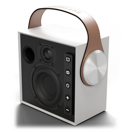 Morel Biggie Altavoz Bluetooth Portable Blanco Minimal 20 Horas Reproducción