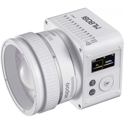Godox ML80 Luz LED de Video Bicolor 29600 Lux Zoom Lens 2800-6500K
