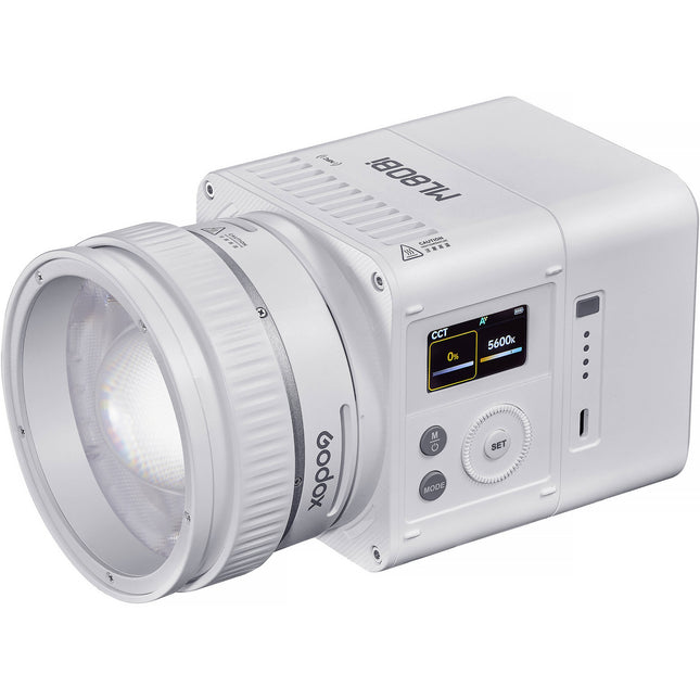 Godox ML80 Luz LED de Video Bicolor 29600 Lux Zoom Lens 2800-6500K