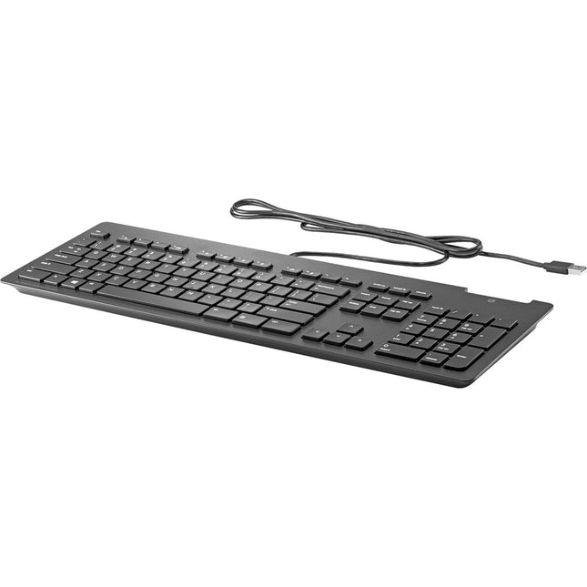 HP Slim v2 Teclado USB con lector de tarjeta inteligente y tecla AI Copilot