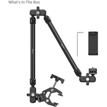 SmallRig Magic Arm de Escritorio con Pinza Cangrejo y Soporte para Smartphone Ajustable 22.4 Pulgadas Carga 1 Kg