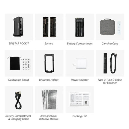 Afinia Einstar Rockit Escáner 3D Full Color 90 fps Wi-Fi USB-C portátil