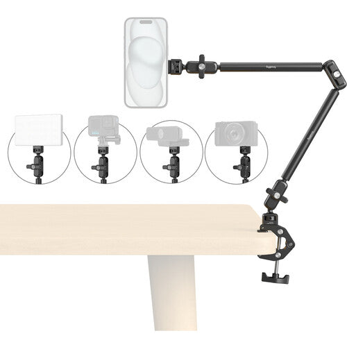 SmallRig Magic Arm para Escritorio con Clamp 22.4" y Soporte MagSafe Ajustable
