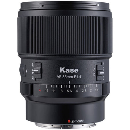 Kase 85mm f/1.4 AF Objetivo para Nikon Z Apertura Rápida 85mm Distancia Mínima 27.6'