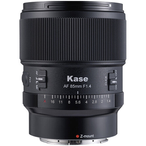 Kase 85mm f/1.4 AF Objetivo para Nikon Z Apertura Rápida 85mm Distancia Mínima 27.6'