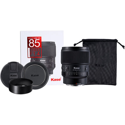 Kase 85mm f/1.4 AF Objetivo para Nikon Z Apertura Rápida 85mm Distancia Mínima 27.6'
