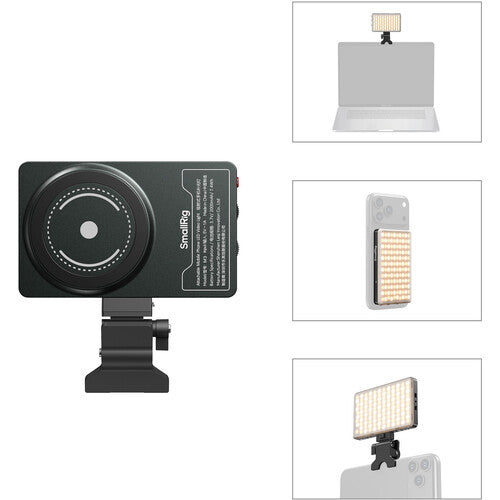 SmallRig M3 Luz LED Bicolor para Video con Batería y Montura Magnética