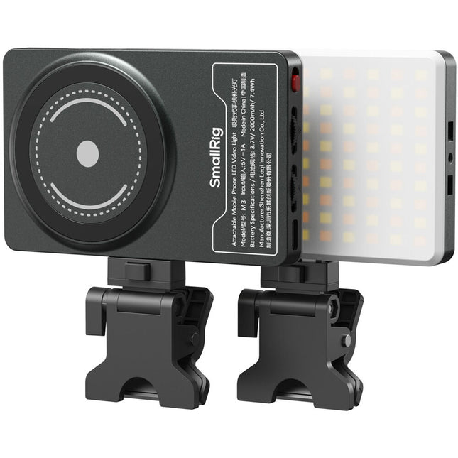 SmallRig M3 Luz LED Bicolor para Video con Batería y Montura Magnética