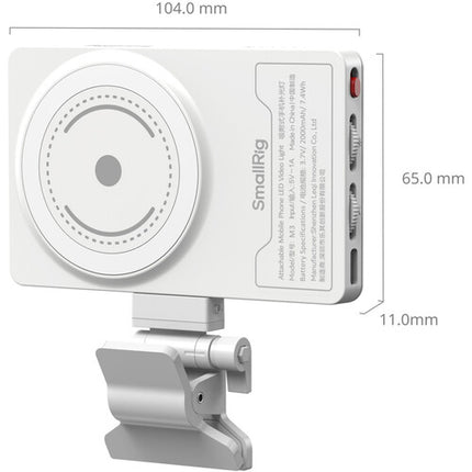 SmallRig M3 Luz LED Bi-Color para Video Panel 4.1x2.6 Pulgadas 700 Lux