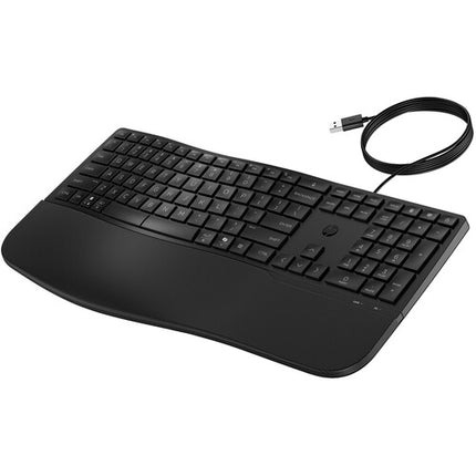 HP 485 Comfort Teclado Cableado USB-A 23 Teclas Programables Reposamuñecas Integrado