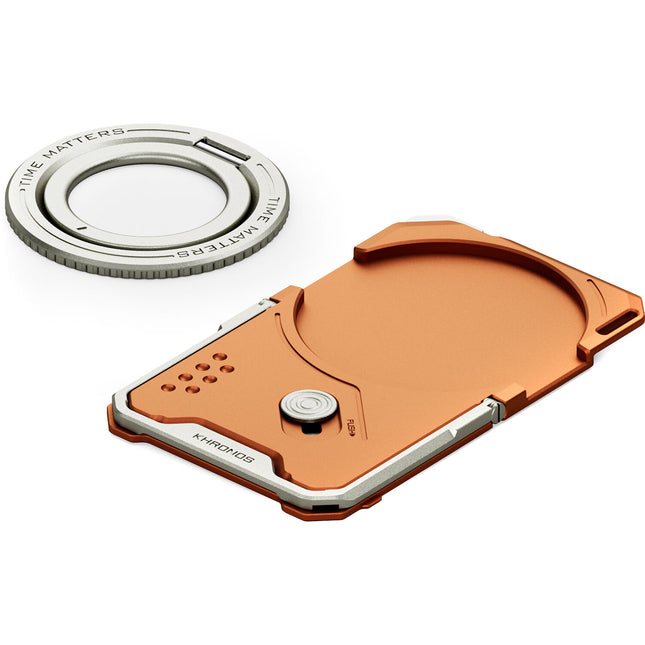 Tilta Khronos Placa Trasera Magnética Multifuncional para iPhone 17 Pro Max Soporte Mejorado y Compatible Magnética