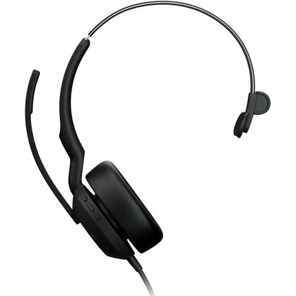 Jabra Evolve2 50 Mono Auricular Cable USB-C/A Cancelación Activa Ruido