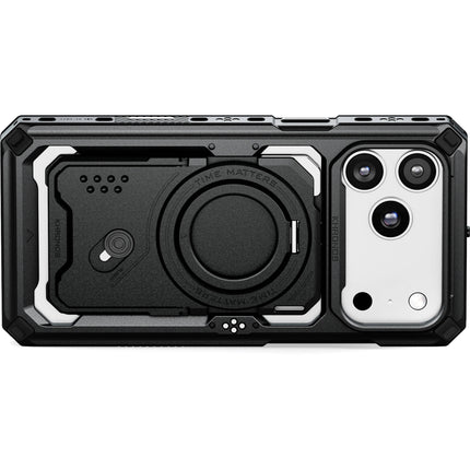 Tilta Khronos Funda de Cine para iPhone 17 Pro Max con Soporte Magnético y Cortador Integrado Negro
