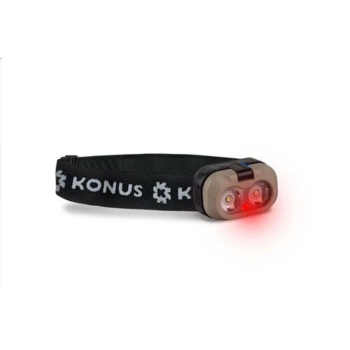 Linterna frontal recargable KonusFlash-8 450 lúmenes 5 modos luz USB-C