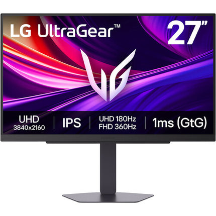 LG UltraGear Monitor Gaming 27" Dual Mode 4K UHD 180 Hz FHD 360 Hz IPS