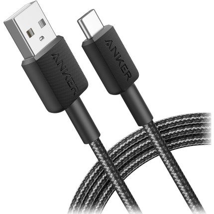 Anker Cable de Datos USB A a USB C 6 Pies Negro Certificado USB IF
