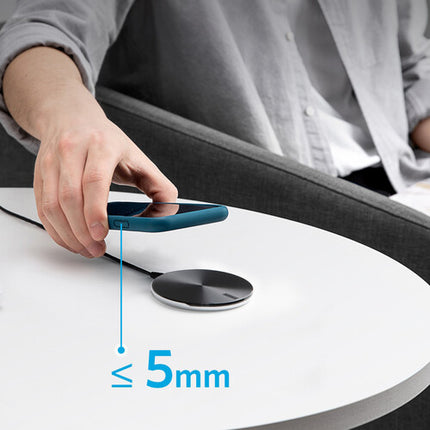 Anker Power Wave Base de Carga Inalámbrica 5W con Adaptador USB-C
