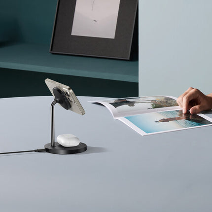 Anker MagGo Base de Carga Inalámbrica 15W Compatible MagSafe USB-C