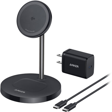 Anker MagGo Base de Carga Inalámbrica 15W Compatible MagSafe USB-C
