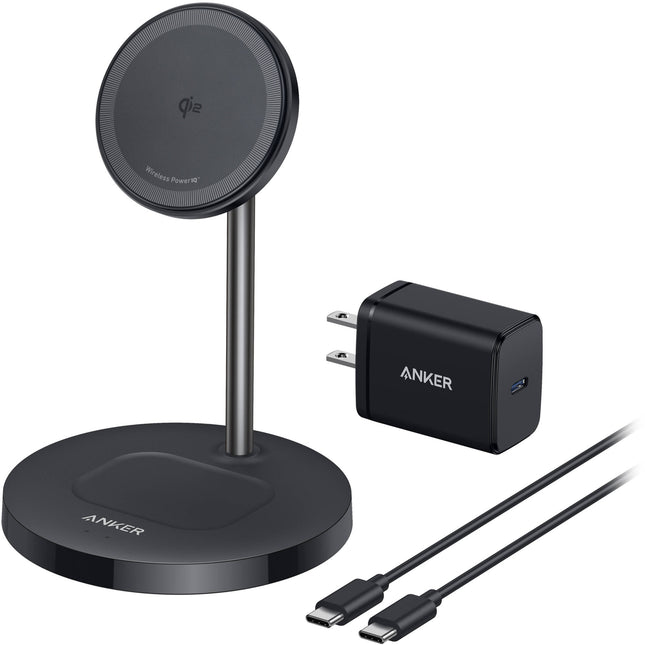 Anker MagGo Base de Carga Inalámbrica 15W Compatible MagSafe USB-C