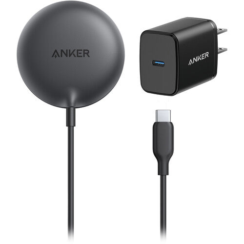 Anker Zolo Cargador Inalámbrico Magnético 2-Pack Negro 15W 5 Pies USB-C