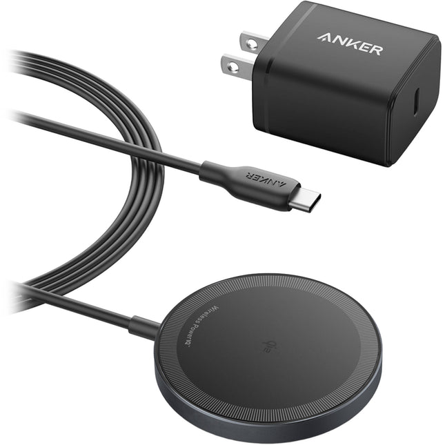 Anker Zolo Cargador Inalámbrico Magnético 2-Pack Negro 15W 5 Pies USB-C