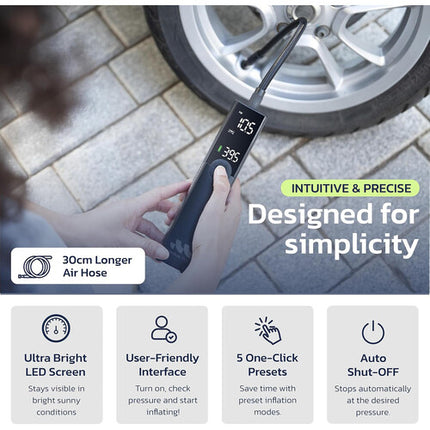 Woowind Ventus Pro Inflador de Neumáticos Recargable 4800mAh 150 PSI