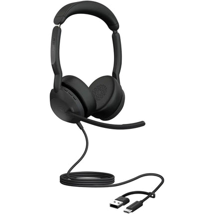 Jabra Evolve2 50 Auriculares Estéreo Cable USB-C/A con Cancelación de Ruido y Estuche