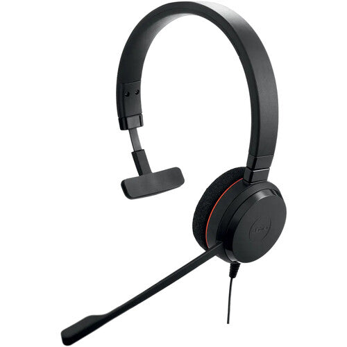 Jabra EVOLVE 20 Auricular Mono con Micrófono Cancelación de Ruido y USB para Microsoft Teams