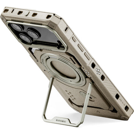 Tilta Khronos Funda para Filmación iPhone 17 Pro Max con Soporte Magnético y Herramientas Integradas Beige