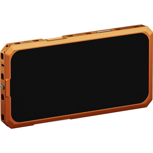 Tilta Khronos Funda para Filmmaking iPhone 17 Pro Max con soporte integrado y clip de seguridad naranja