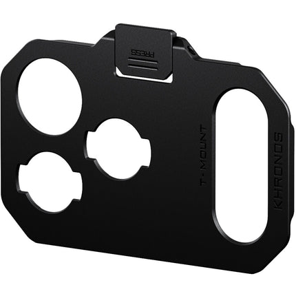 Adaptador de montura Tilta Khronos T-Series para iPhone 17 Pro Max negro