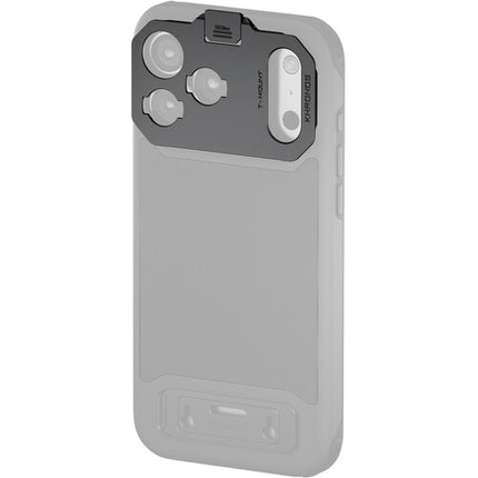 Adaptador de Montura para Lentes Tilta Khronos T-Series para iPhone 17 Pro Max Color Gris