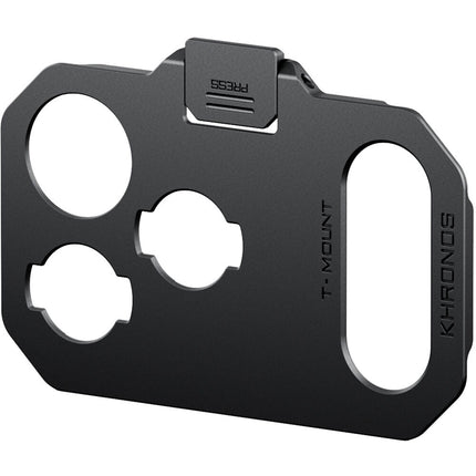 Adaptador de Montura para Lentes Tilta Khronos T-Series para iPhone 17 Pro Max Color Gris