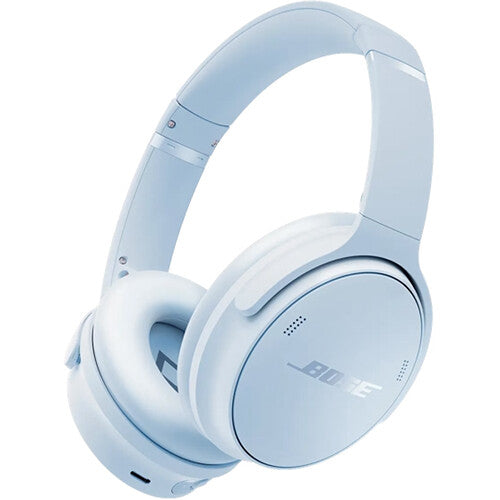 Bose QuietComfort Auriculares Inalámbricos Over-Ear Cancelación Activa Ruido 24 Horas Ice Blue con Estuche y Cables