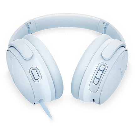 Bose QuietComfort Auriculares Inalámbricos Over-Ear Cancelación Activa Ruido 24 Horas Ice Blue con Estuche y Cables