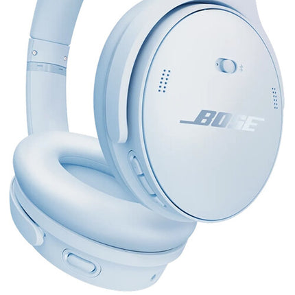 Bose QuietComfort Auriculares Inalámbricos Over-Ear Cancelación Activa Ruido 24 Horas Ice Blue con Estuche y Cables