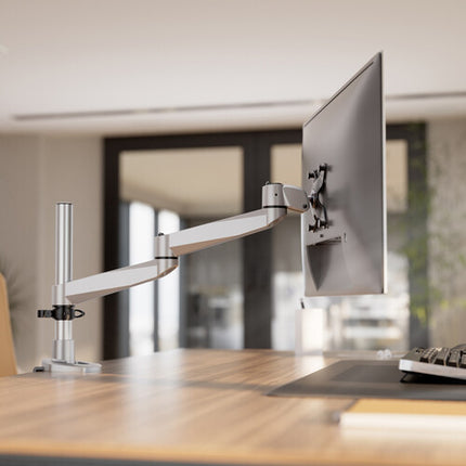 Mount-It! CLiX Soporte de monitor ajustable 13 a 34" con montaje en escritorio y 30 lb capacidad