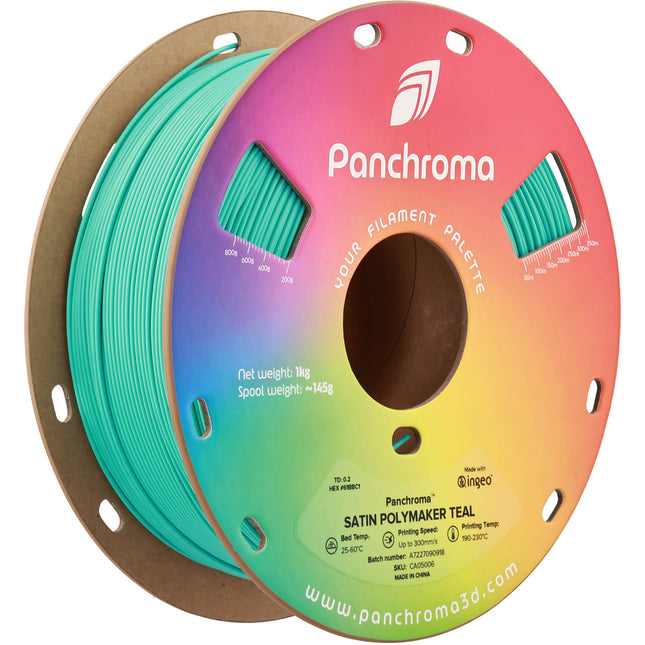 Polymaker Panchroma Marble Filamento PLA 1kg 1.75mm Azul Verde