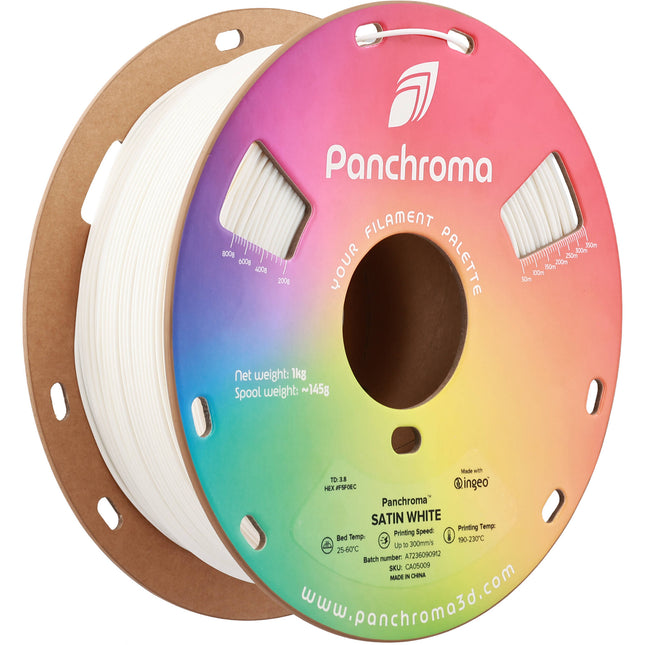 Polymaker Panchroma Marble Filamento PLA 1kg 1.75mm Blanco
