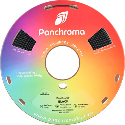 Polymaker Panchroma CoPE filamento negro 1kg diámetro 1.75mm temperatura 374-446°F
