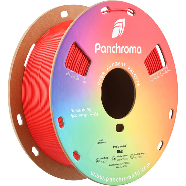 Polymaker Panchroma CoPE Filamento para impresión 3D 1 kg Rojo 1.75 mm