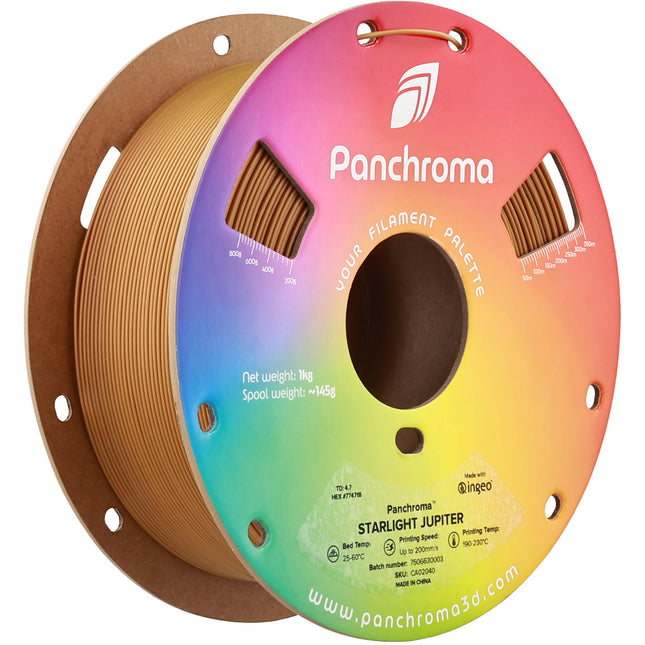 Polymaker Panchroma Starlight Filamento PLA 1kg 1.75mm Temperatura 374-446°F
