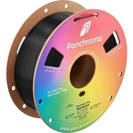 Polymaker Panchroma Silk PLA Filamento 1kg Negro Seda Diámetro 1.75mm