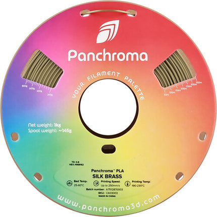 Polymaker Panchroma Silk PLA Filamento 1kg 1.75mm Oro Seda Translucido