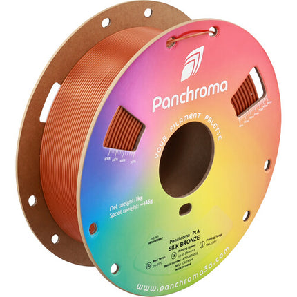 Polymaker Panchroma Silk PLA Filamento Impresión 1kg 1.75mm 250mm/s Bronce Seda