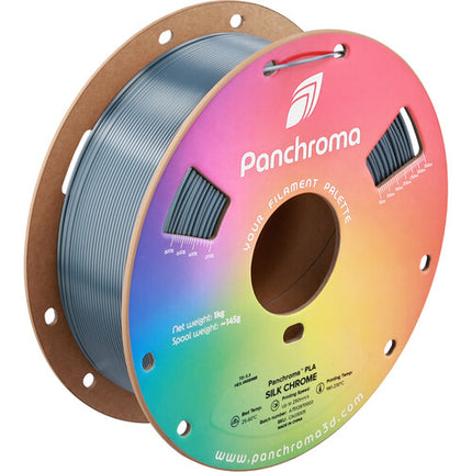 Polymaker Panchroma Silk PLA Filamento para impresión 1kg 1.75mm Seda Cromada