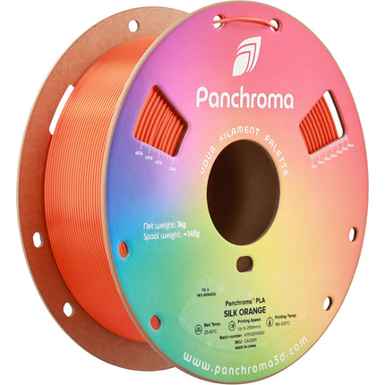 Polymaker Panchroma Silk Filamento PLA 1kg 1.75mm Naranja Seda