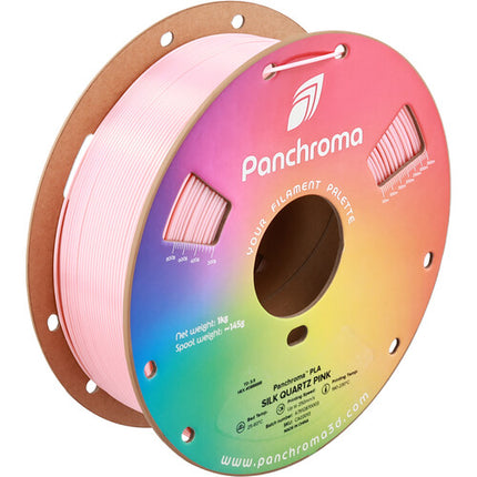 Polymaker Panchroma Silk Filamento PLA 1kg 1.75mm Color Rosa Cuarzo